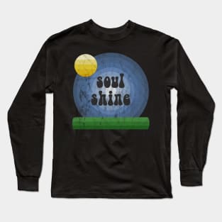 Retro Soul Shine (Distressed) Long Sleeve T-Shirt